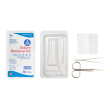 Load image into Gallery viewer, Suture Removal Sterile Kit sealed tray packaging