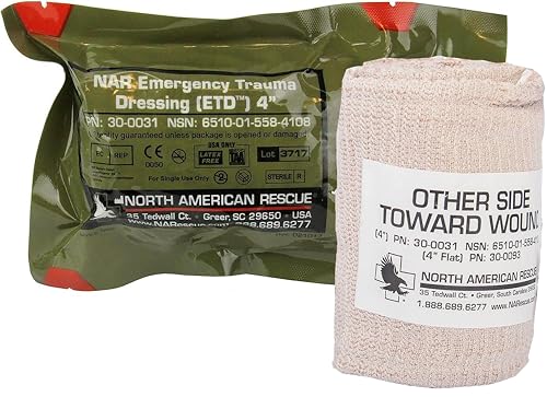 North American Rescue Emergency Trauma Dressing ETD 4 inch