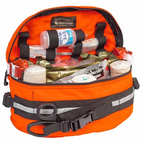 Range Trauma Kit orange bag open