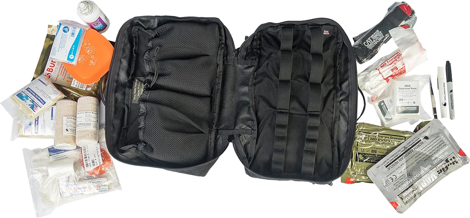 Patrol Vehicle Trauma Kit basic first aid side