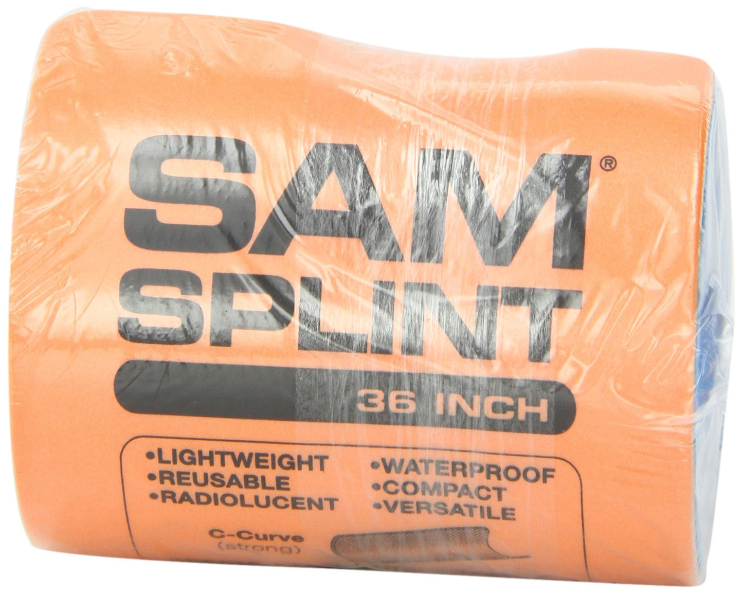 SAM Rolled Splint cut to size with scissors