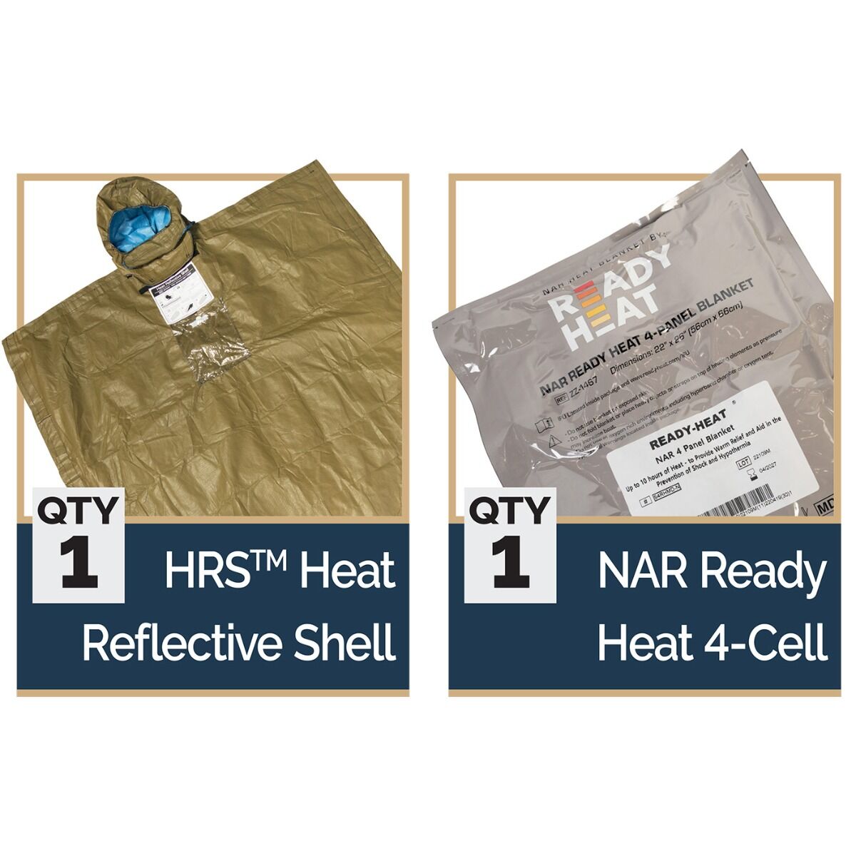 Hypothermia Prevention and Management Kit Heat Reflective Shell