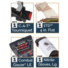 Load image into Gallery viewer, Individual Patrol Officer Kit Black C-A-T Tourniquet