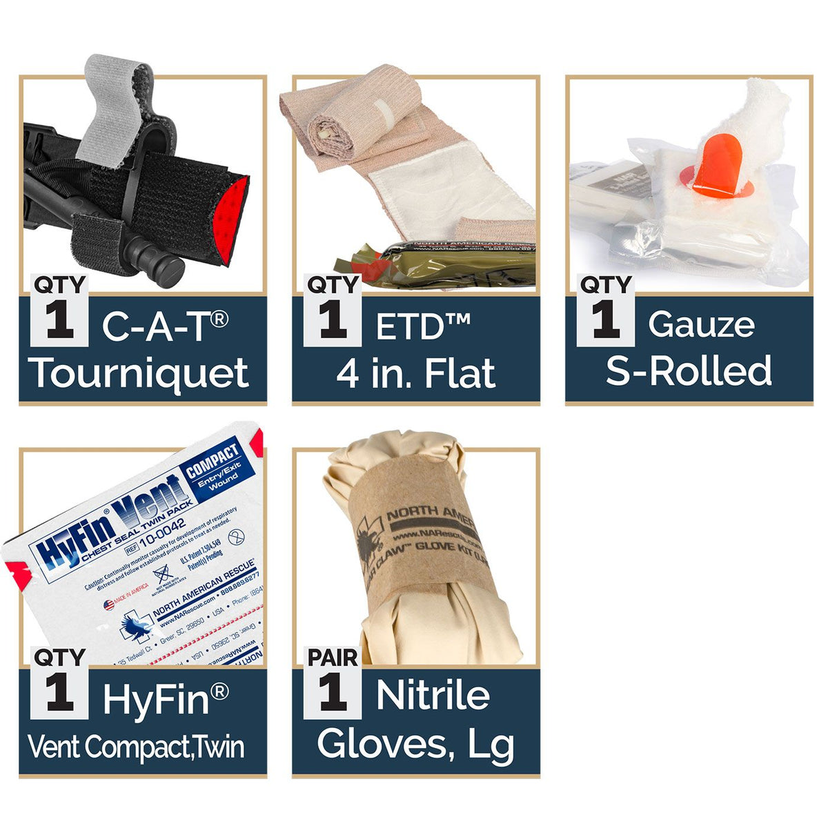 M-FAK Mini First Aid Kit MOLLE backing for vertical mount