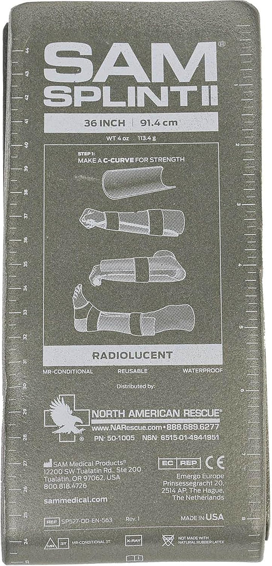 SAM Splint II OD Green packaging