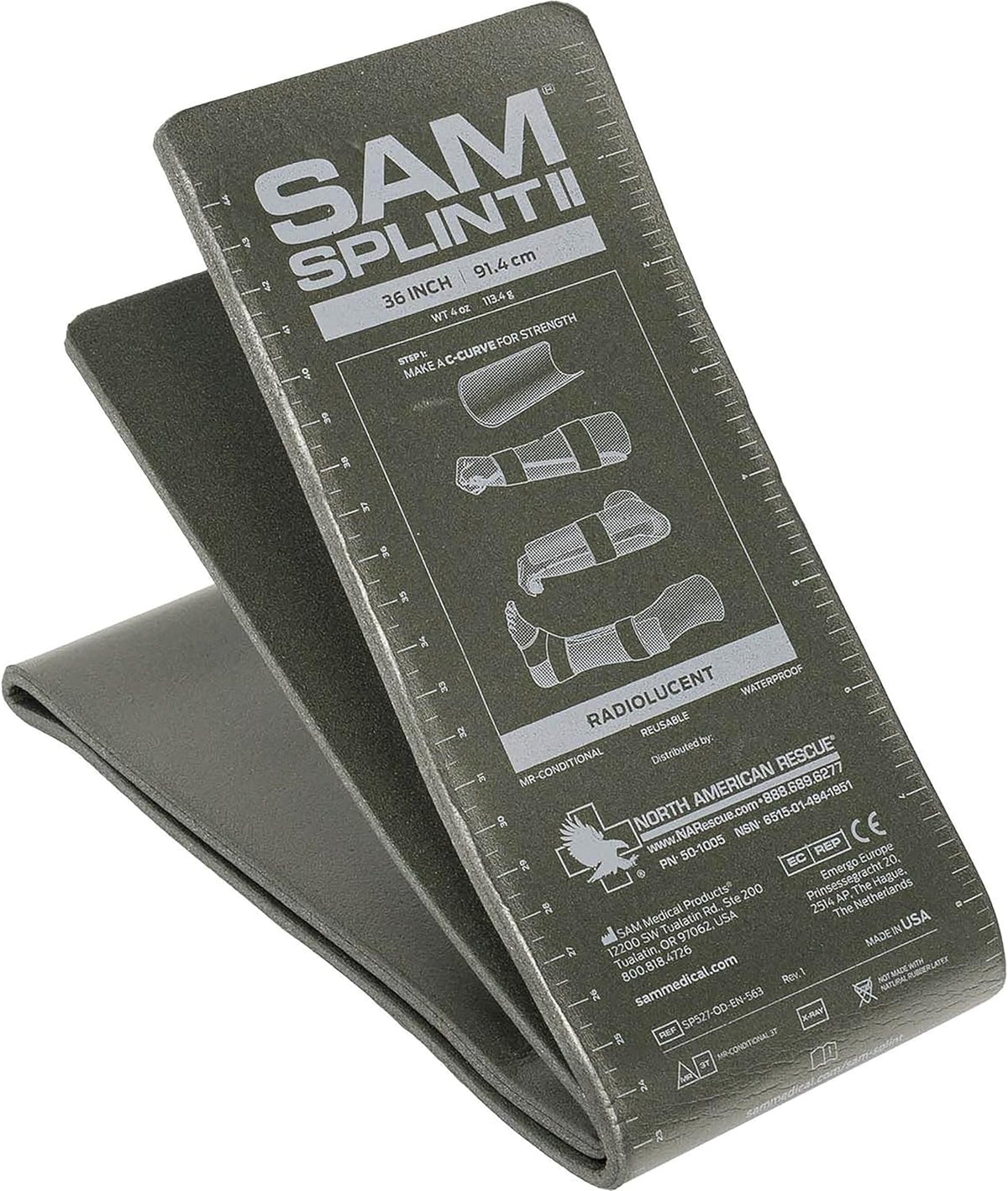 SAM Splint II flat before molding