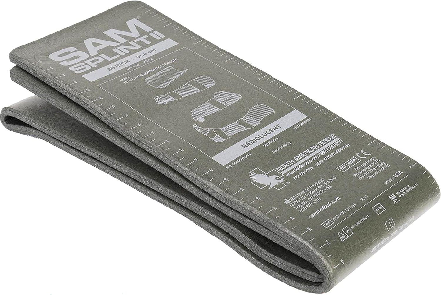 SAM Splint II illustrated instructions
