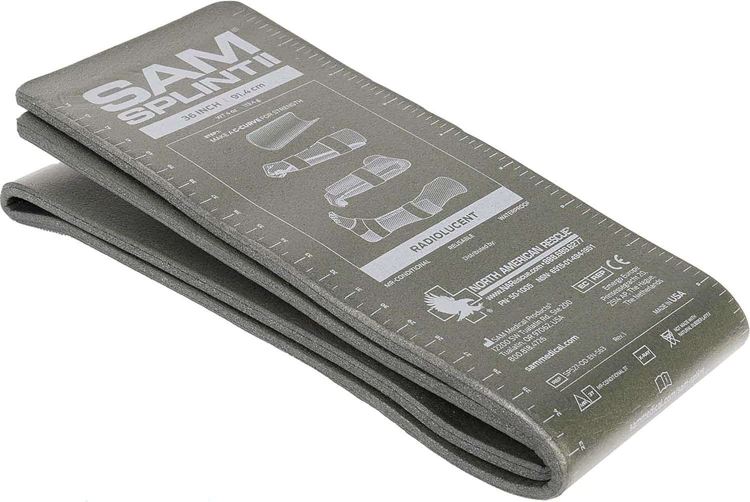 SAM Splint II illustrated instructions