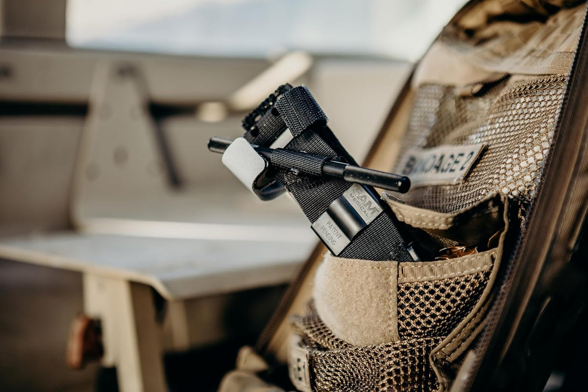 SAM XT Tourniquet applied to a limb