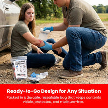 Load image into Gallery viewer, Basic Bleeding Control Kit compact size for vehicle storage