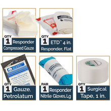 Load image into Gallery viewer, North American Rescue Individual Aid Kit Compressed Gauze and Flat ETD