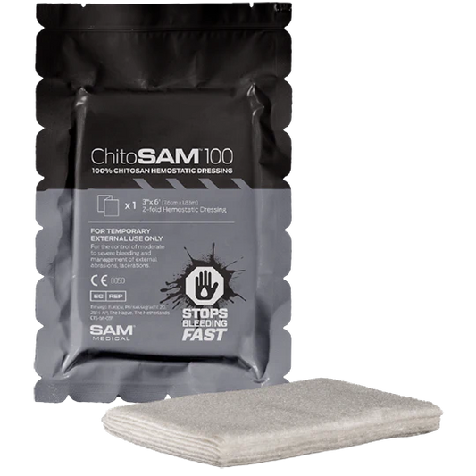 ChitoSAM 100 Hemostatic Dressing packaging