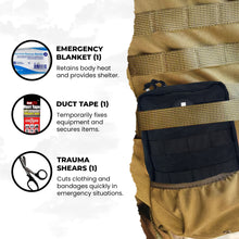 Load image into Gallery viewer, IFAK Emergency Trauma Dressing and compressed gauze