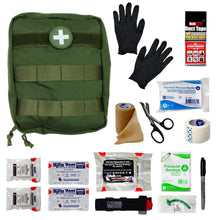 Load image into Gallery viewer, Individual First Aid Kit (IFAK) in Green