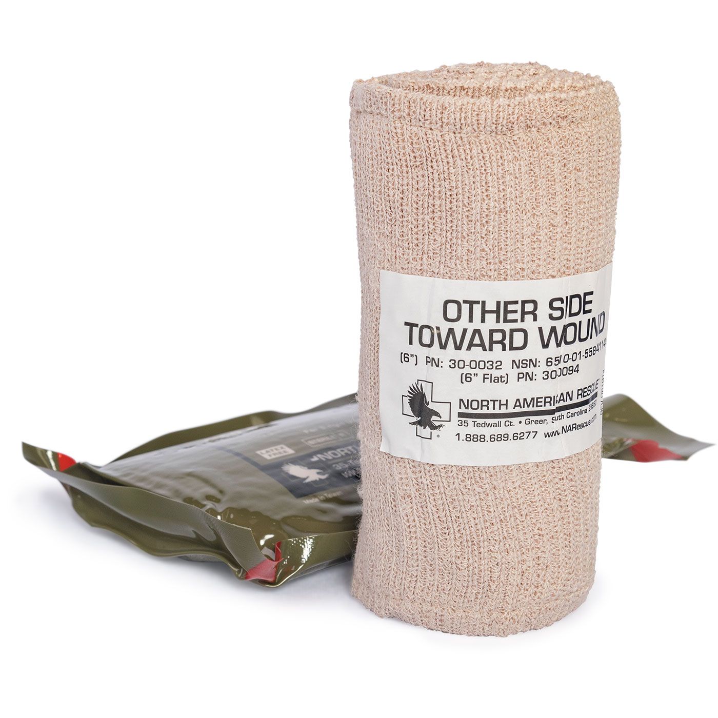 Flat Emergency Trauma Dressing packaging