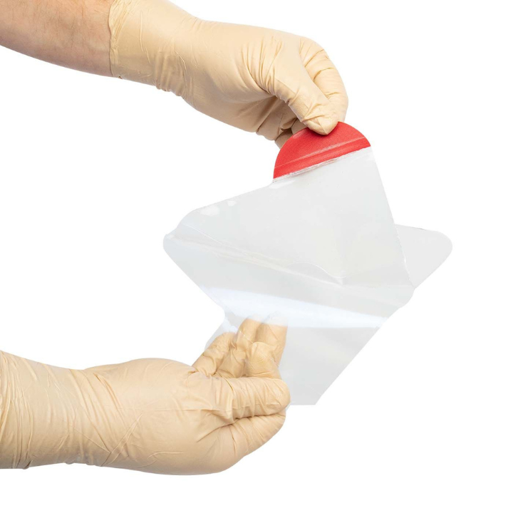HyFin Vent Chest Seal perforated twin packaging