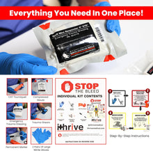 Load image into Gallery viewer, Basic Bleeding Control Kit compressed gauze and emergency trauma dressing