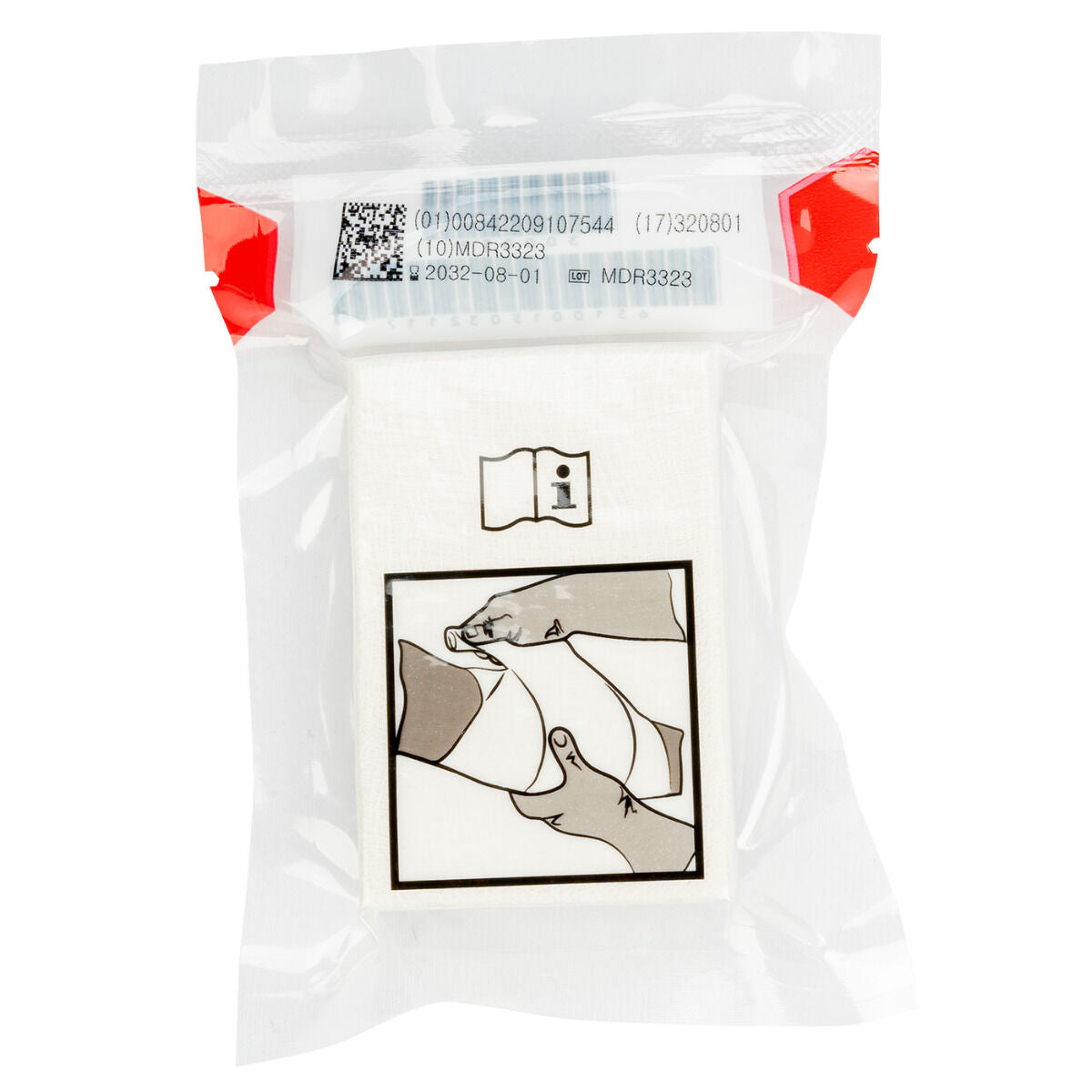 Compressed Gauze vacuum-sealed low-cube packaging