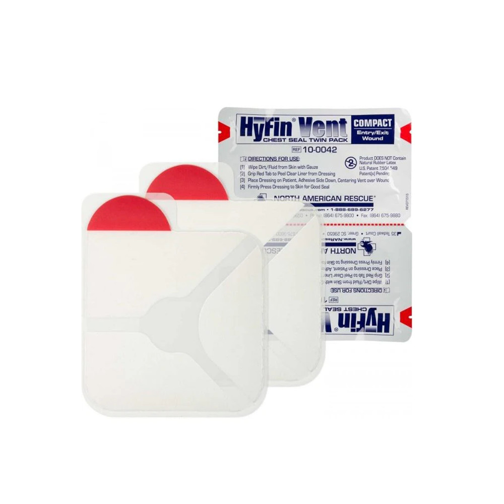 HyFin Compact Chest Seal Vented twin pack packaging