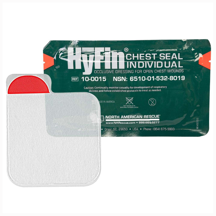 HyFin Individual Occlusive Chest Seal packaging