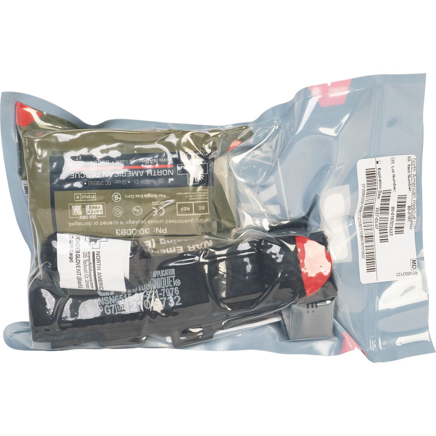 Individual Patrol Officer Kit Flat ETD emergency trauma dressing