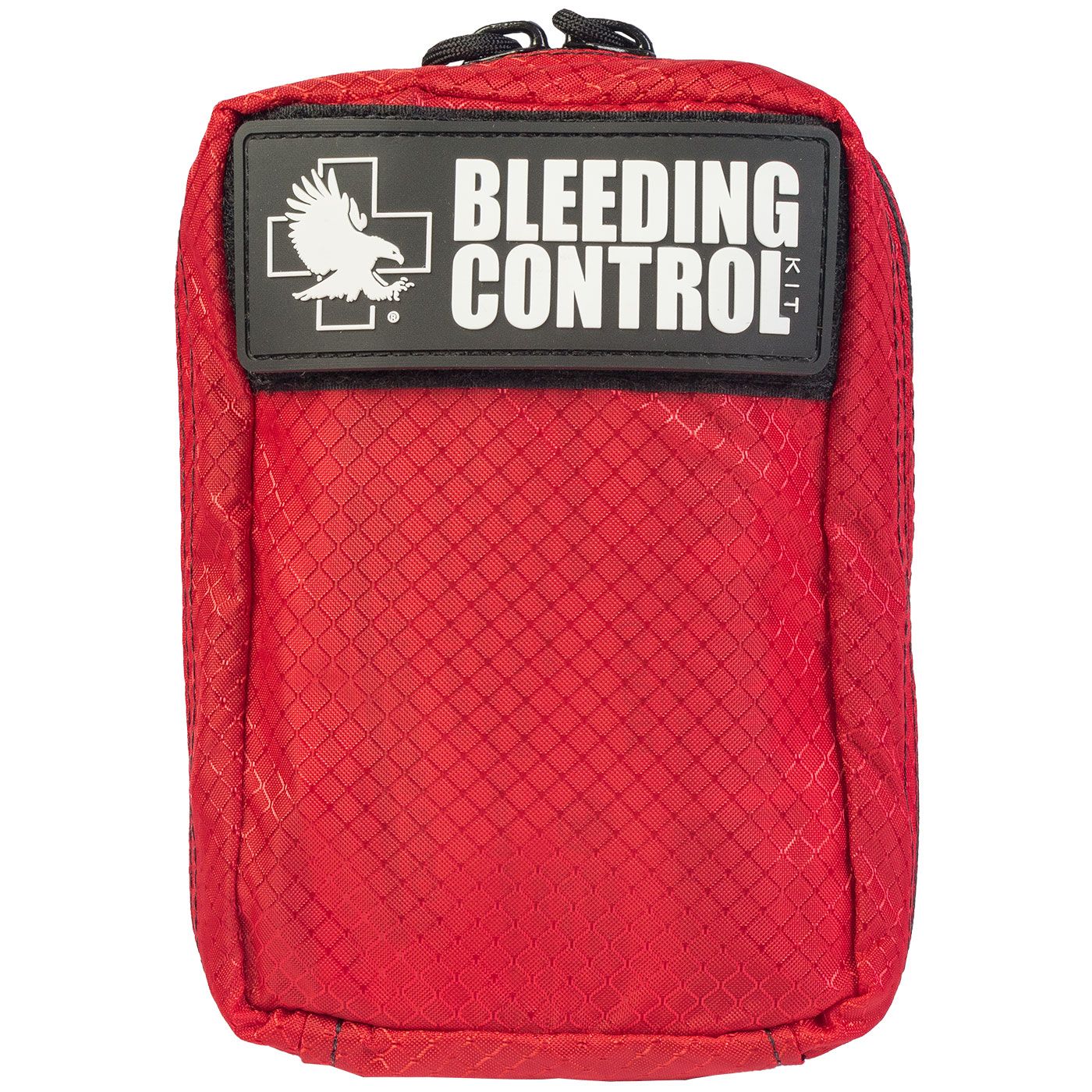 Public Access Bleeding Control Kit red nylon carry bag