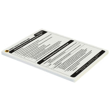 Load image into Gallery viewer, Combat Casualty Reference Card 9-Line MEDEVAC request card