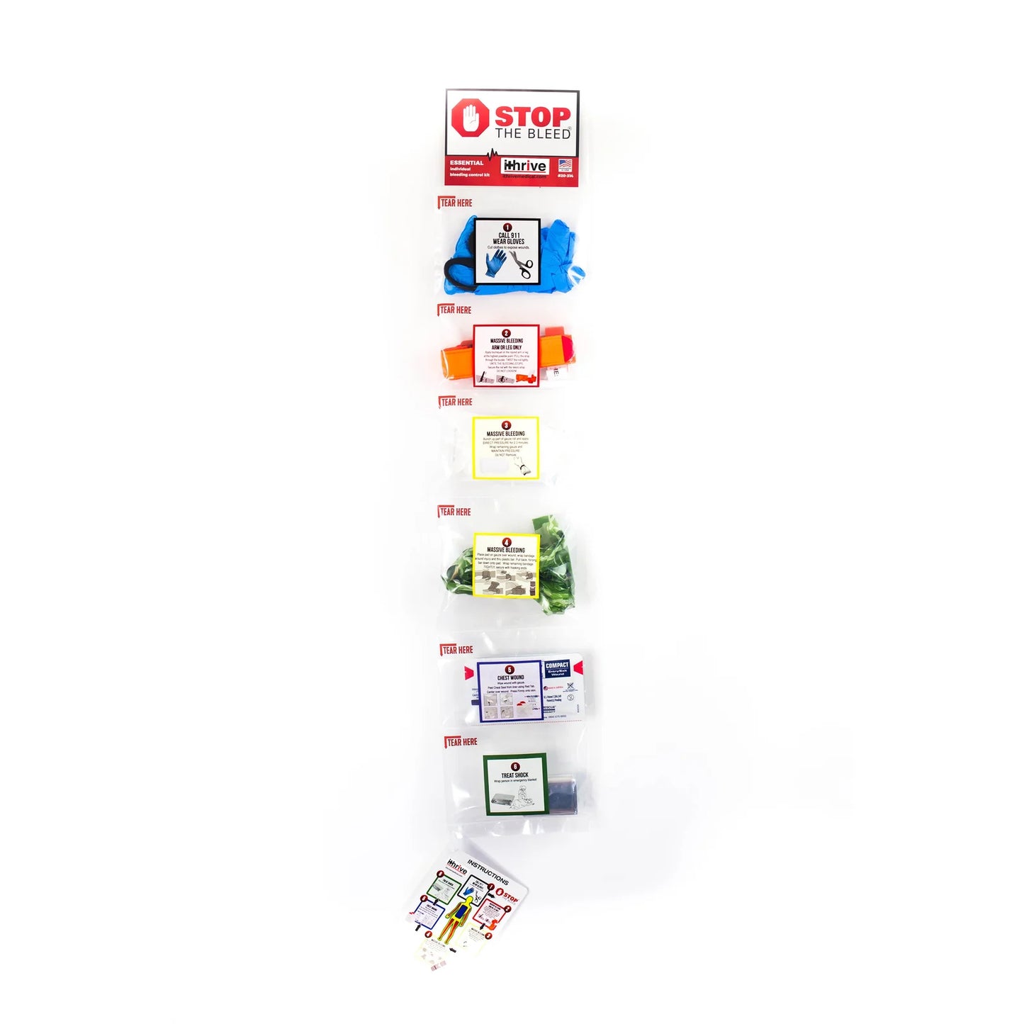 Essential Bleeding Control Kit HyFin Chest Seals