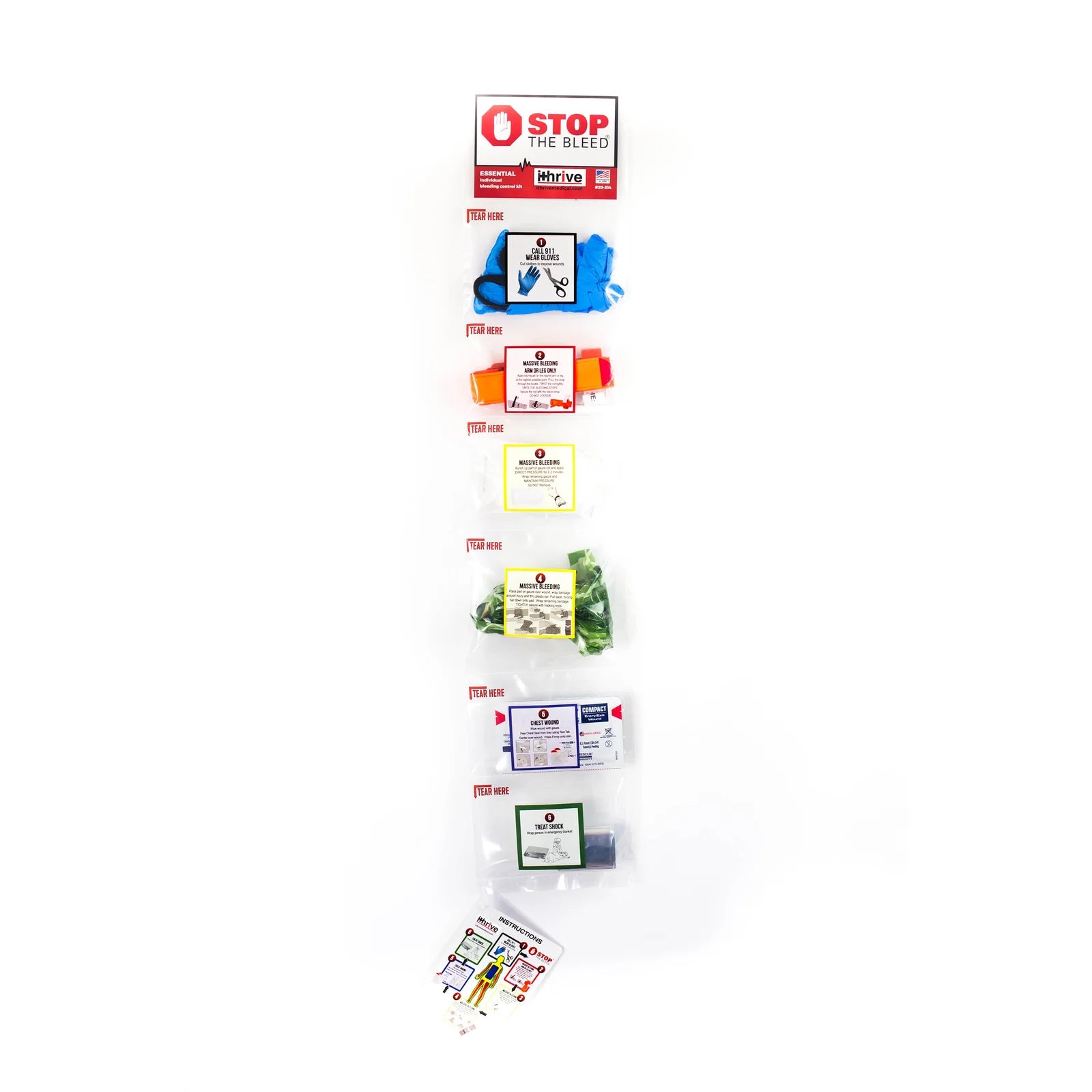 Essential Bleeding Control Kit HyFin Chest Seals